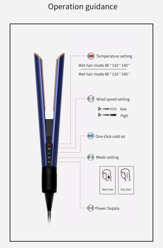 Airflow manier cheve straightener